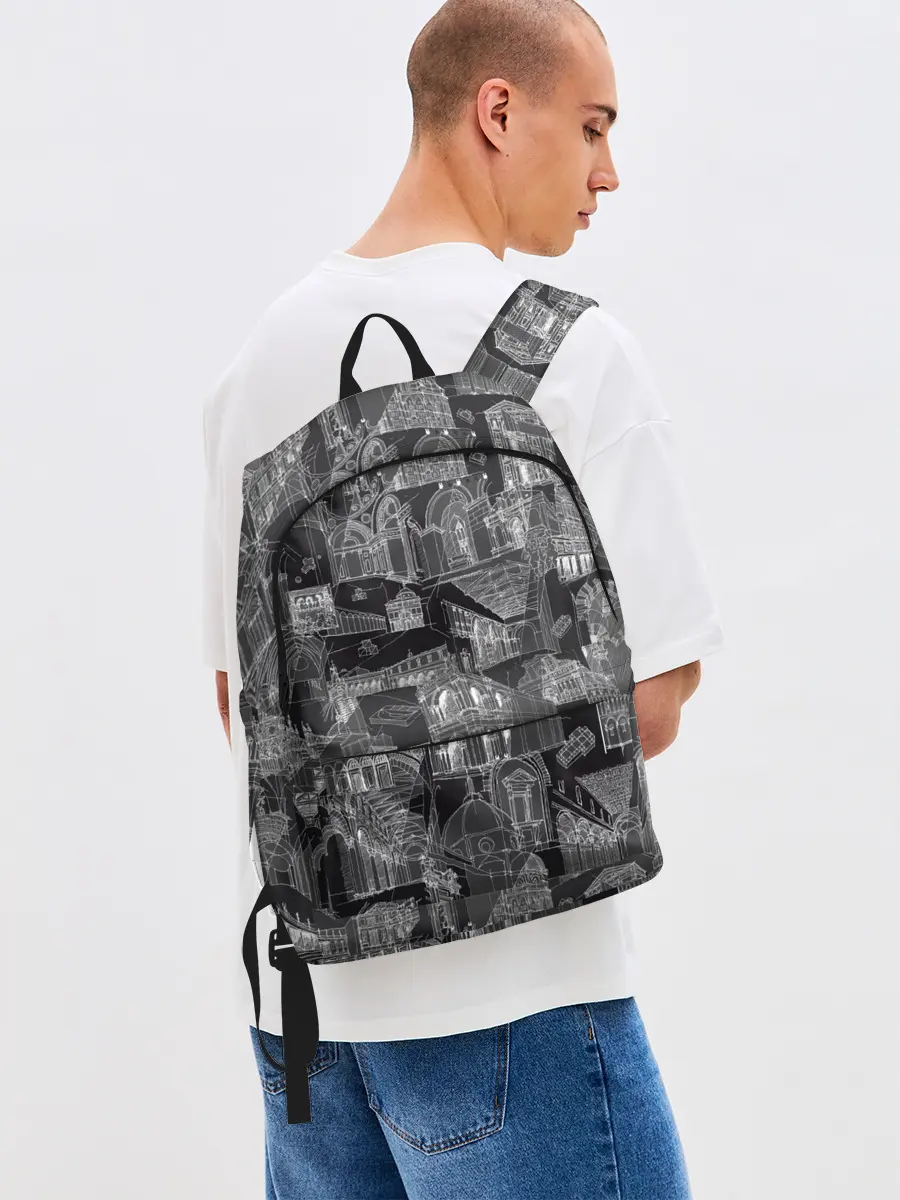 Рюкзак джинсовый / дома