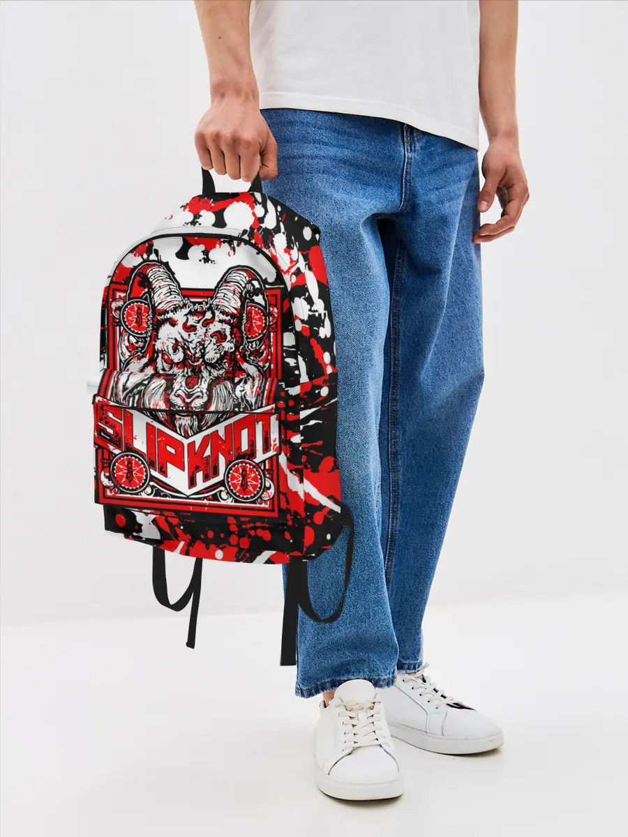 Рюкзак джинсовый / Slipknot
