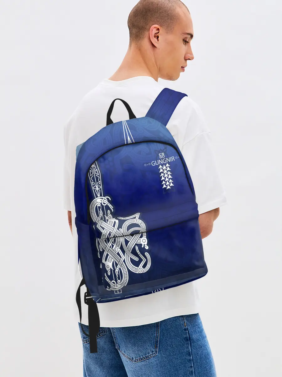 Рюкзак джинсовый / cs:go | AWP Gungnir style