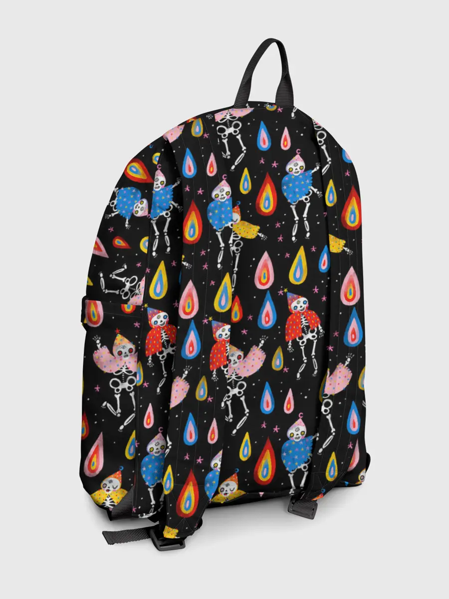 Рюкзак джинсовый / Танцы скелетов