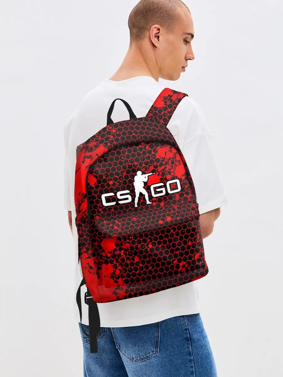 Рюкзак джинсовый / COUNTER STRIKE
