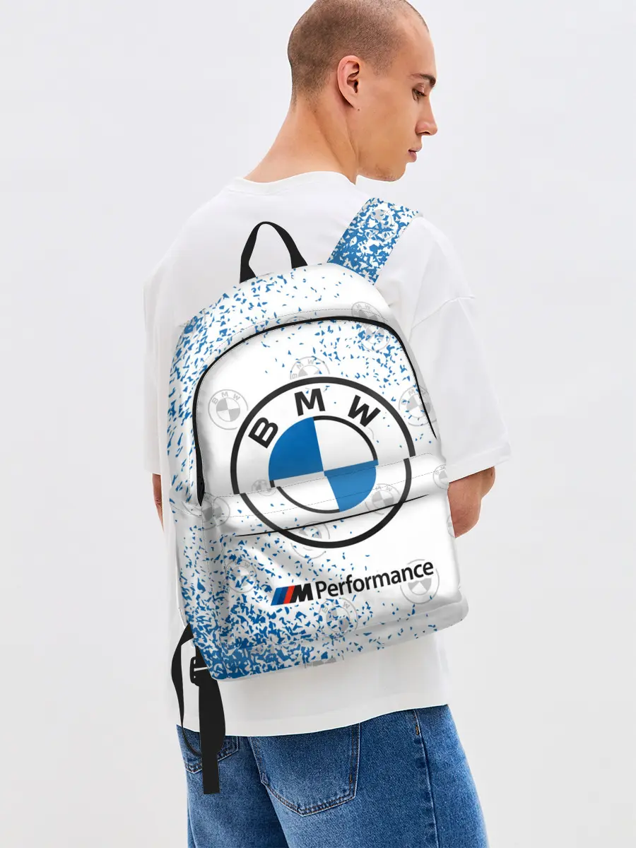 Рюкзак джинсовый / BMW / БМВ