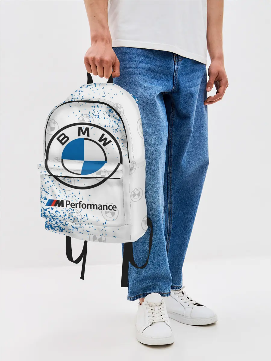 Рюкзак джинсовый / BMW / БМВ