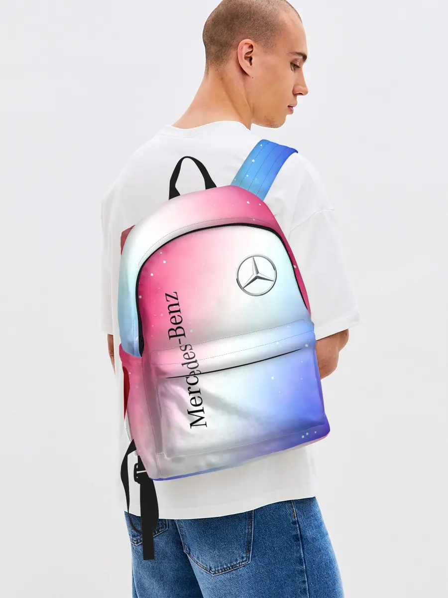 Рюкзак джинсовый / MERCEDES / МЕРСЕДЕС