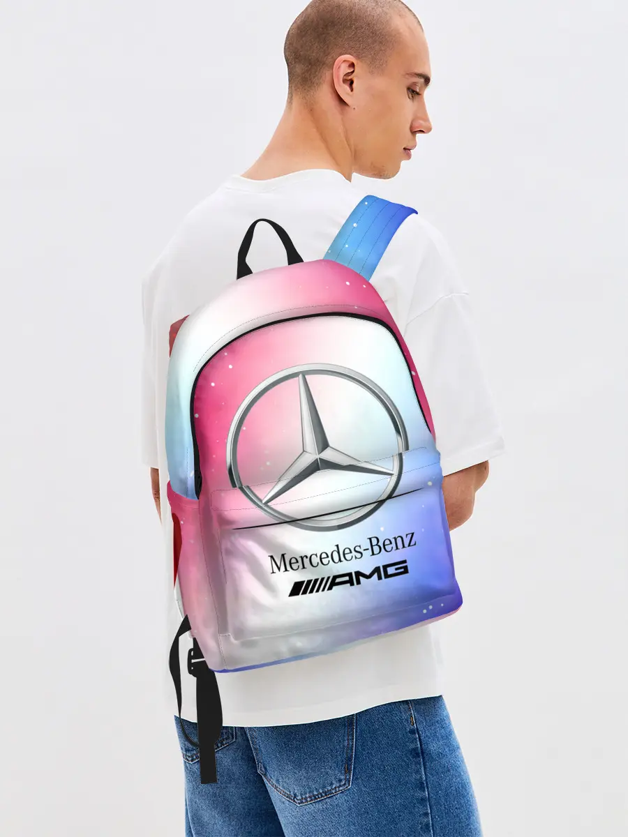 Рюкзак джинсовый / MERCEDES / МЕРСЕДЕС