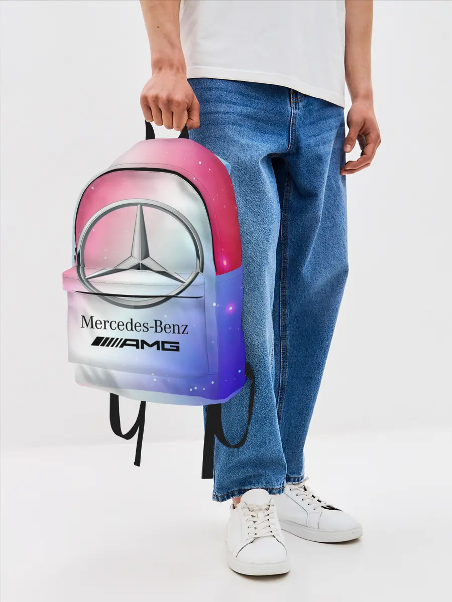 Рюкзак джинсовый / MERCEDES / МЕРСЕДЕС