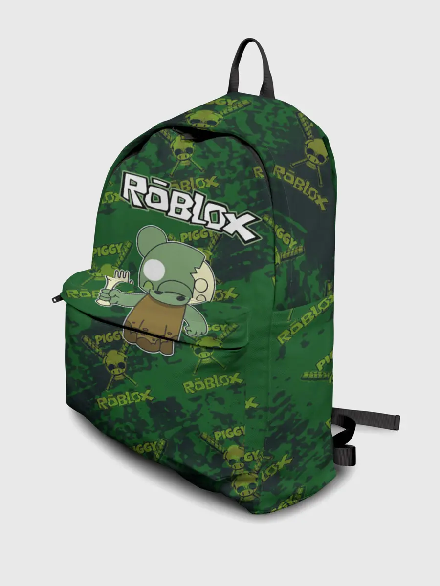 Рюкзак джинсовый / Свинка Пигги из Roblox