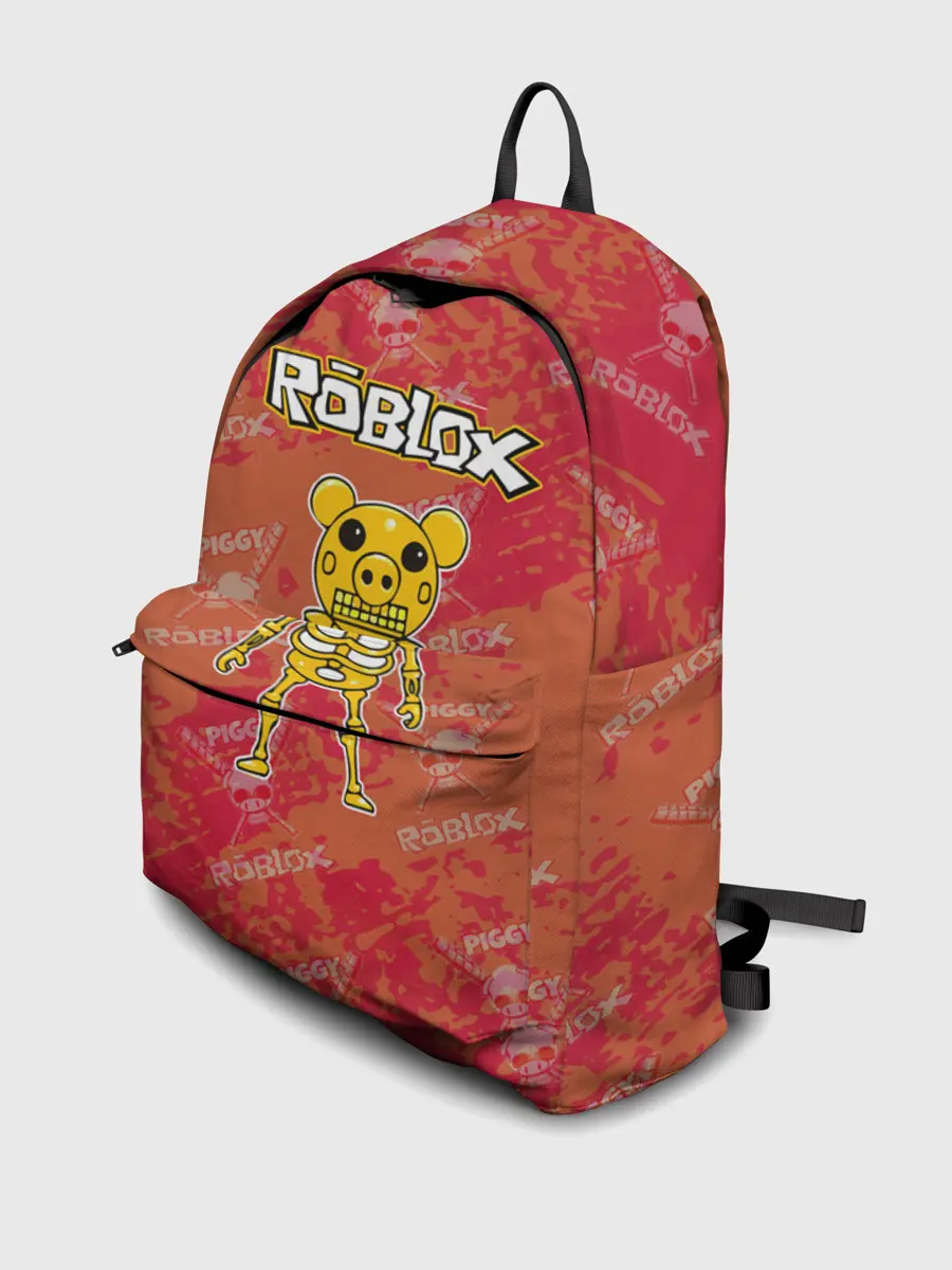 Рюкзак джинсовый / Свинка Пигги из Roblox