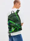 Рюкзак джинсовый / DIGITAL NEON GREEN