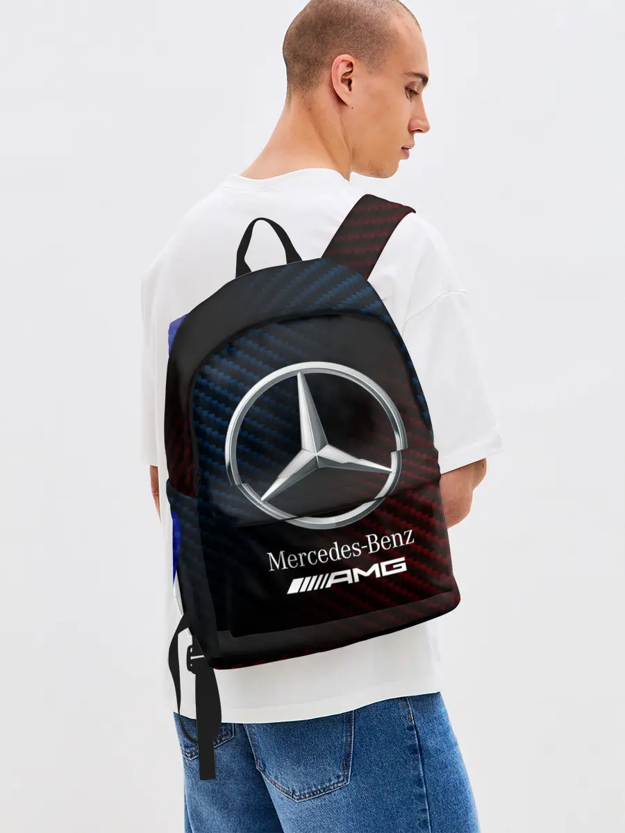 Рюкзак джинсовый / MERCEDES / МЕРСЕДЕС