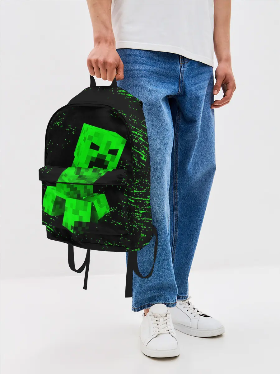 Рюкзак джинсовый / MINECRAFT CREEPER