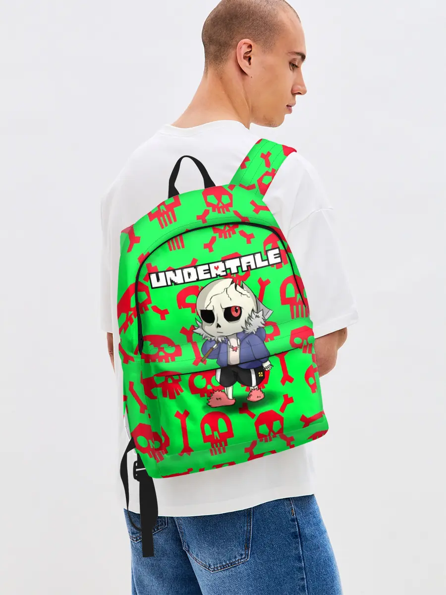 Рюкзак джинсовый / Undertale | Sans