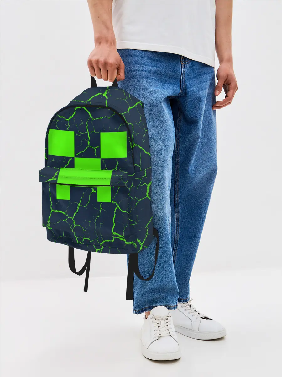 Рюкзак джинсовый / MINECRAFT / МАЙНКРАФТ