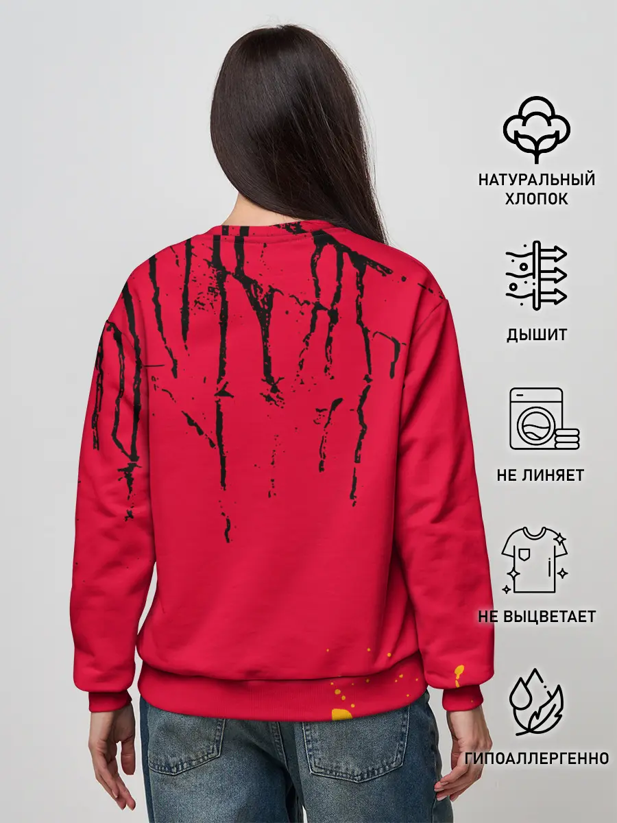 Женский свитшот / Токийский гуль рогатый