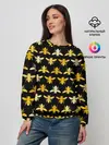Женский свитшот / Пчелиный Паттерн