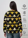 Женский свитшот / Пчелиный Паттерн