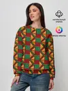 Женский свитшот / Узор коренных индейцев америки