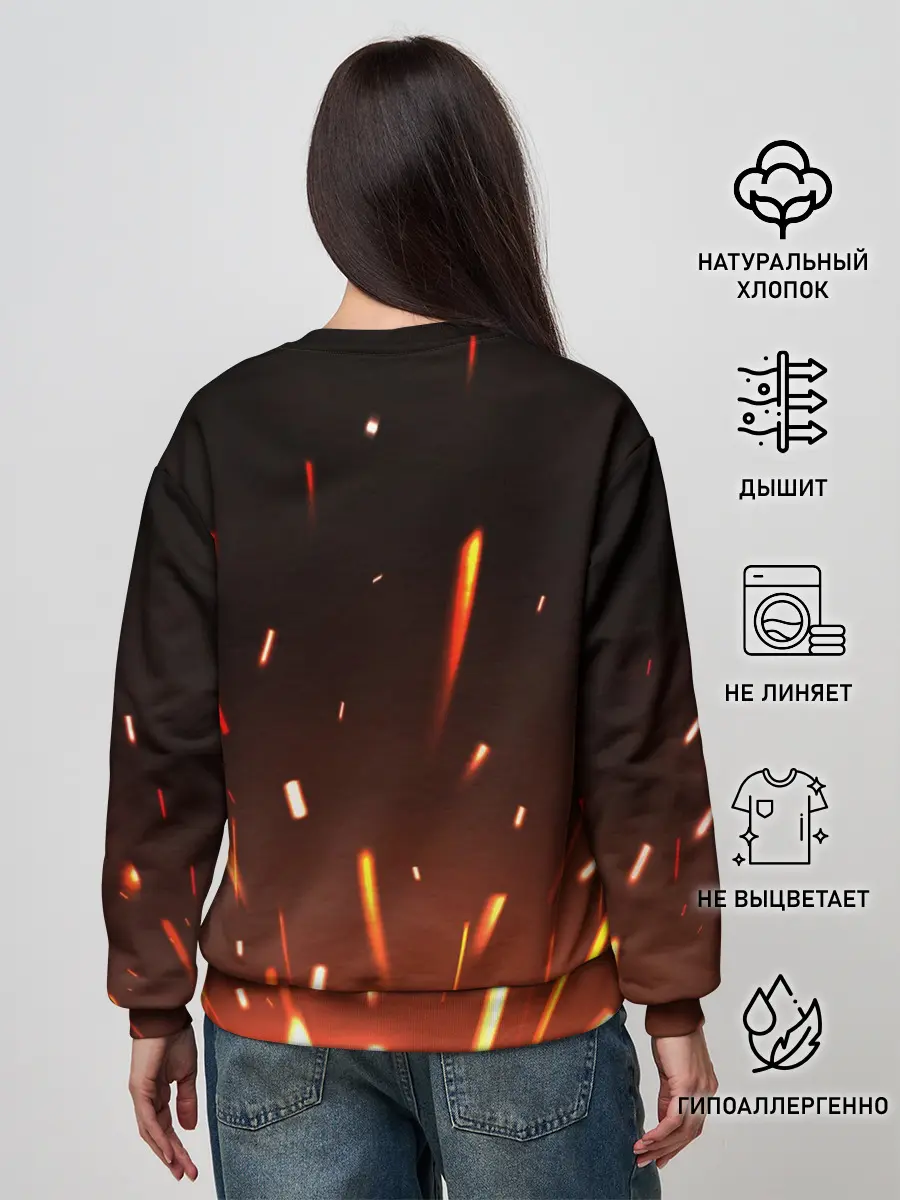 Женский свитшот / Скелет из Вальхейма