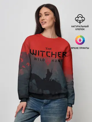 Женский свитшот / На плотве | Ведьмак