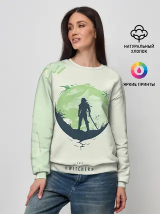 Женский свитшот / Школа волка