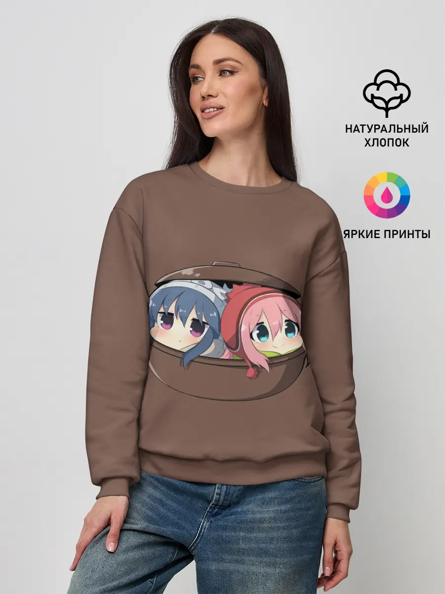 Женский свитшот / Рин и Надэсико