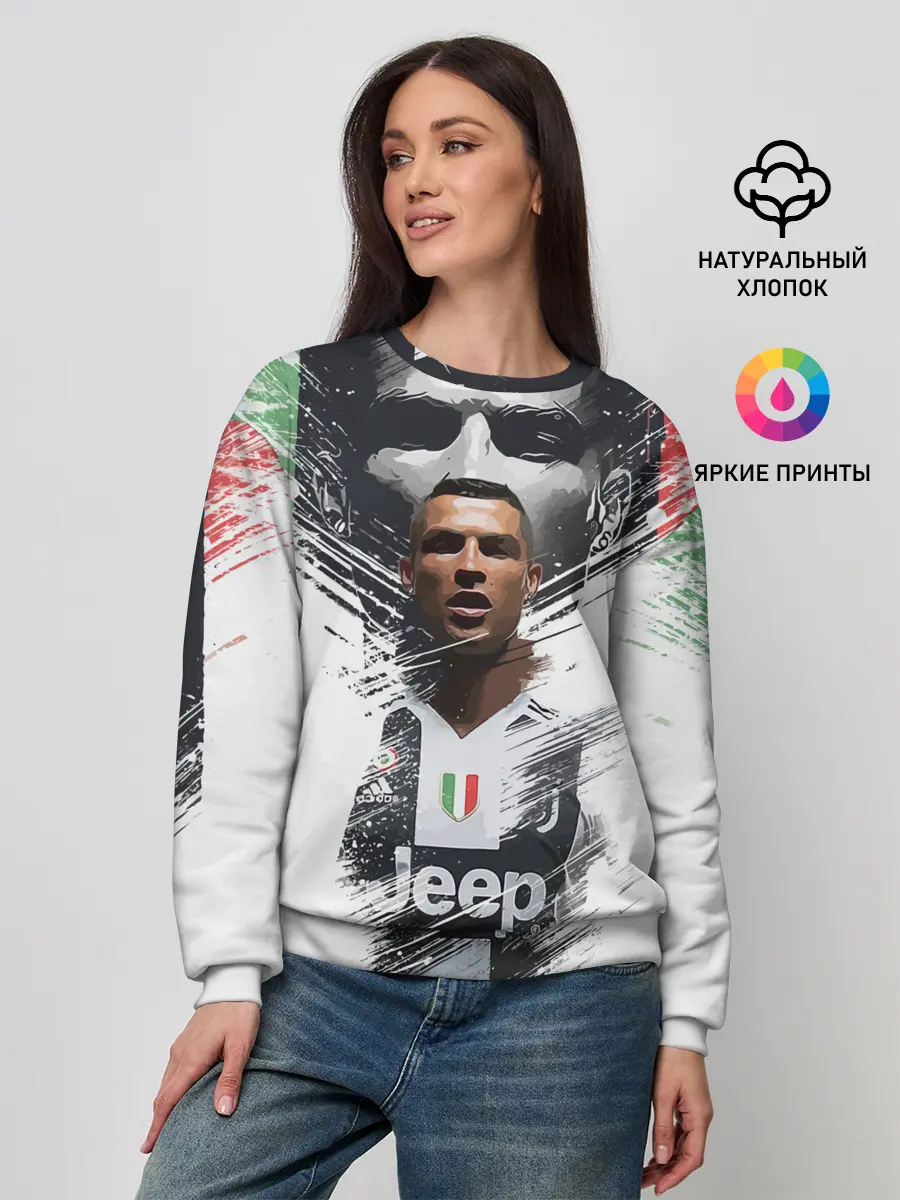 Женский свитшот / Криштиану Роналду