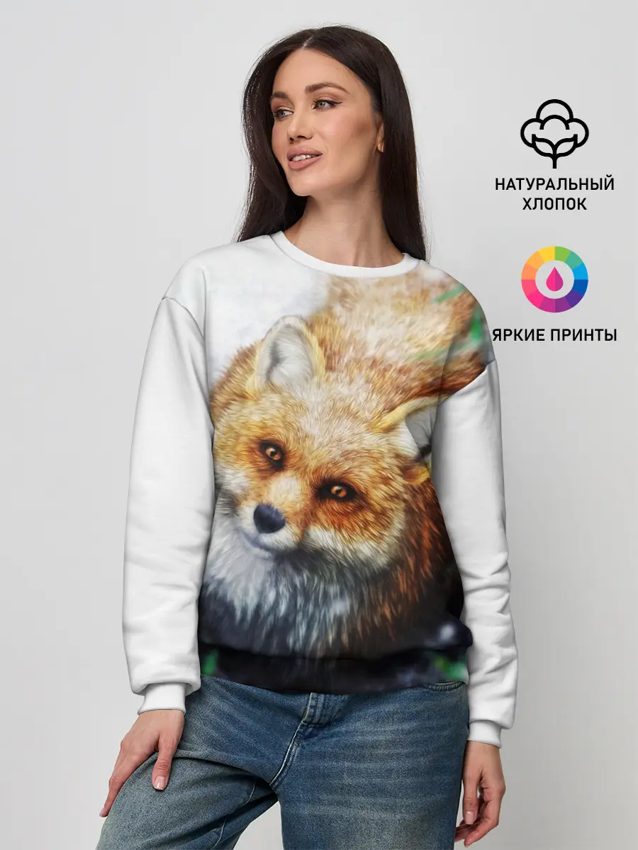 Женский свитшот / Лиса