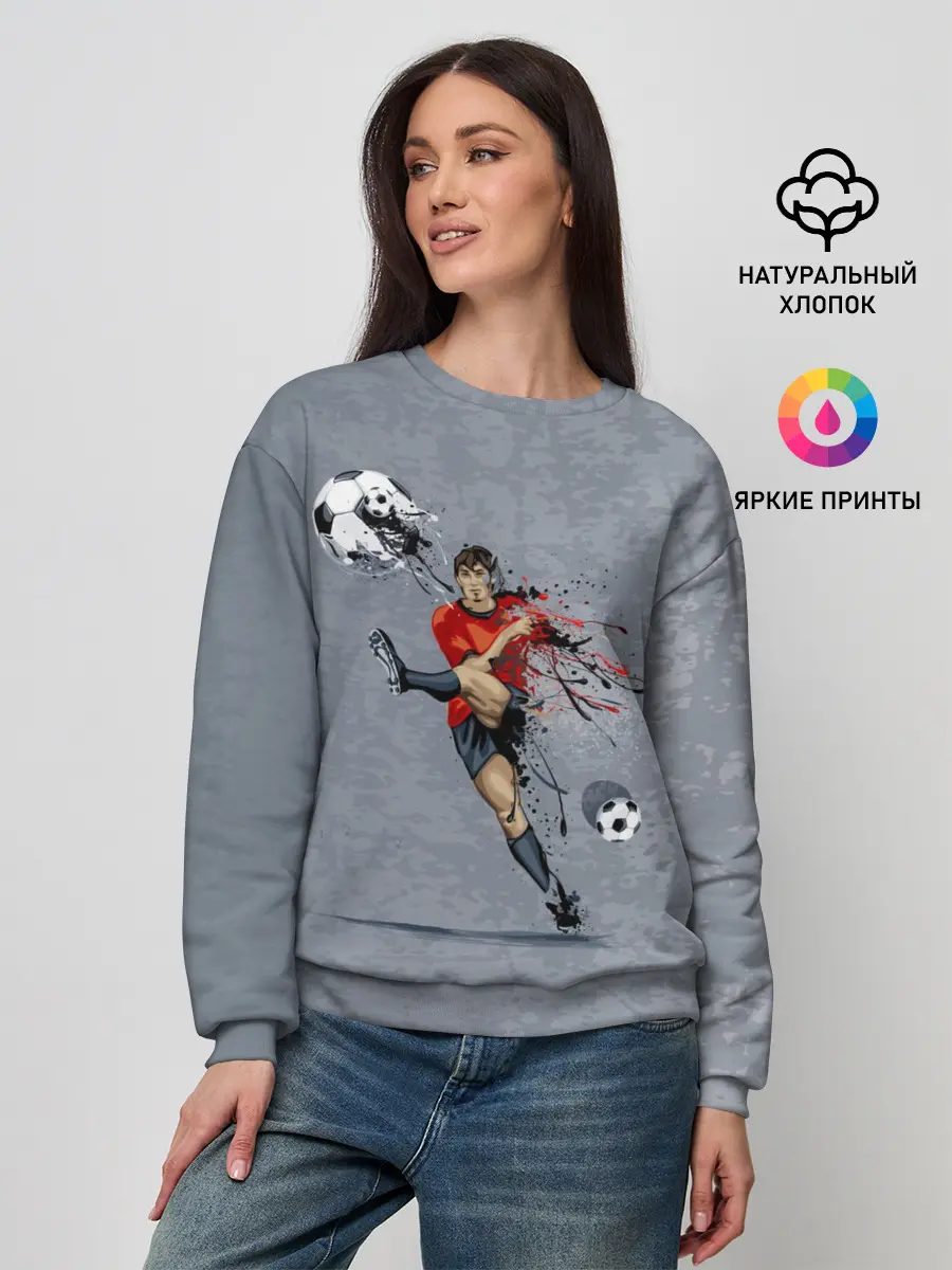 Женский свитшот / Футбол