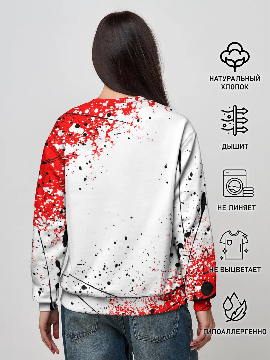 Женский свитшот / САКУРА | SAKURA | ВИШНЯ