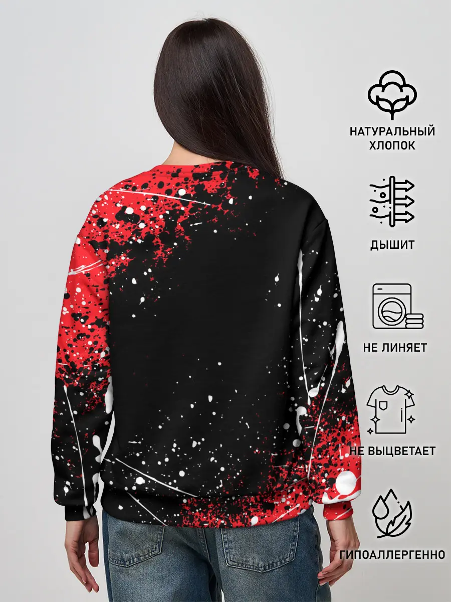 Женский свитшот / САКУРА | SAKURA | ВИШНЯ