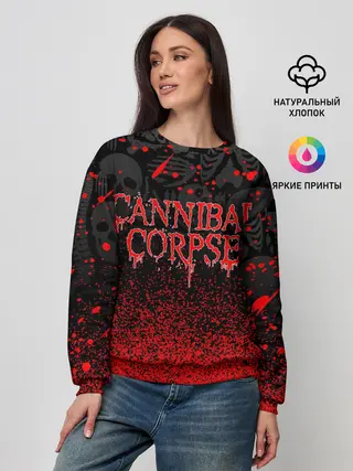 Женский свитшот / CANNIBAL CORPSE