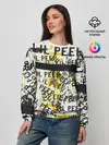 Женский свитшот / LIL PEEP Vintage Graffiti Wall