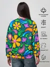 Женский свитшот / ЯРКИЕ ЦВЕТЫ
