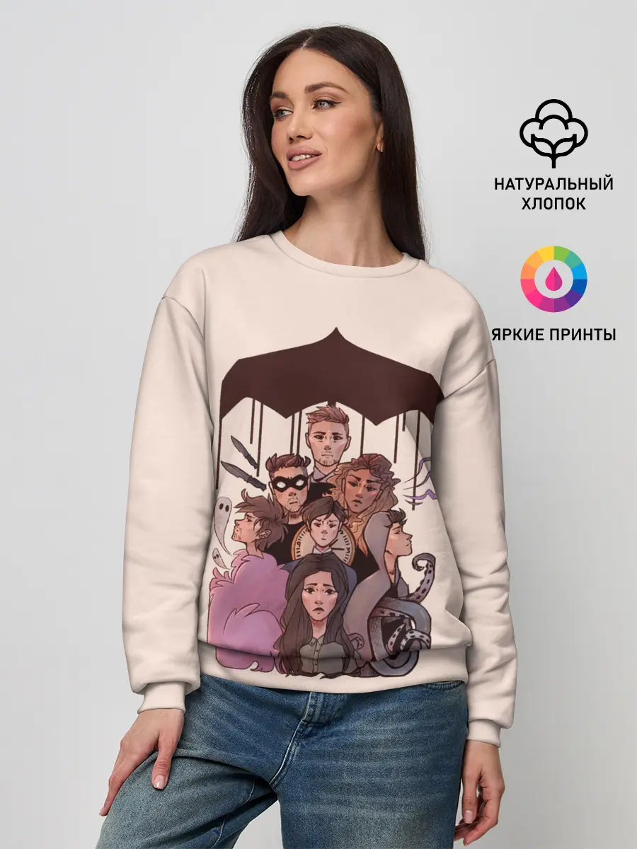 Женский свитшот / Семья вместе