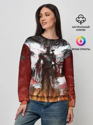 Женский свитшот / Doom Ethernal Ancient Gods