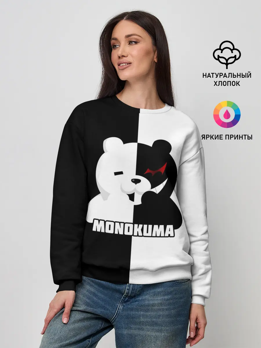 Женский свитшот / MONOKUMA / МОНОКУМА BEAR