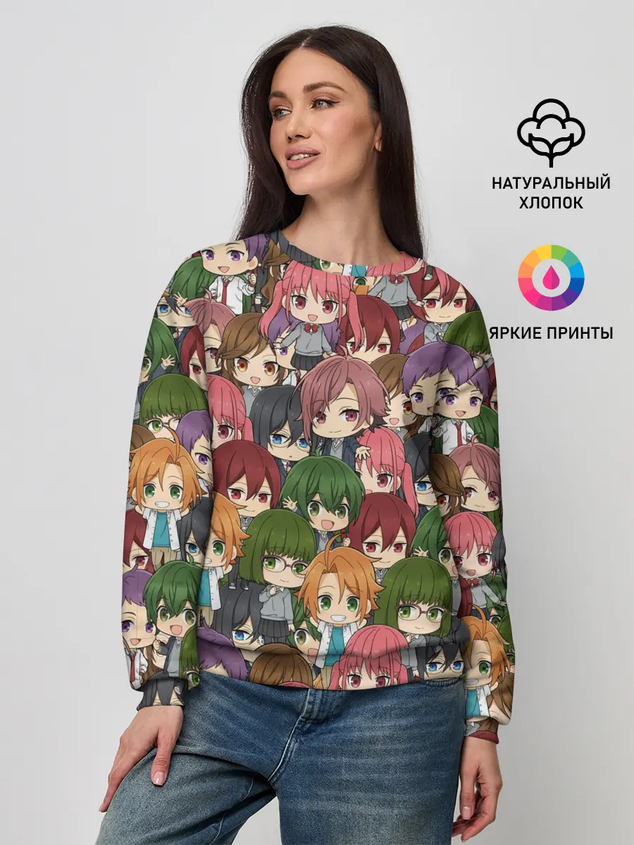 Женский свитшот / Horimiya Chibi