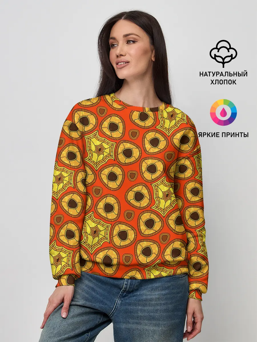 Женский свитшот / Древний африканский узор