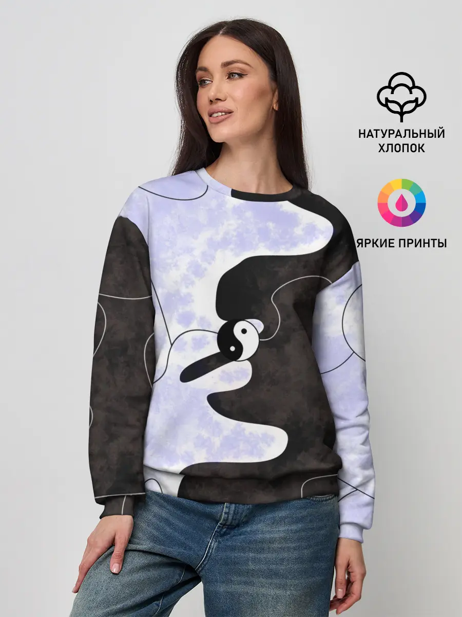 Женский свитшот / Инь-Янь