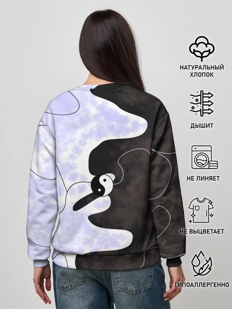 Женский свитшот / Инь-Янь