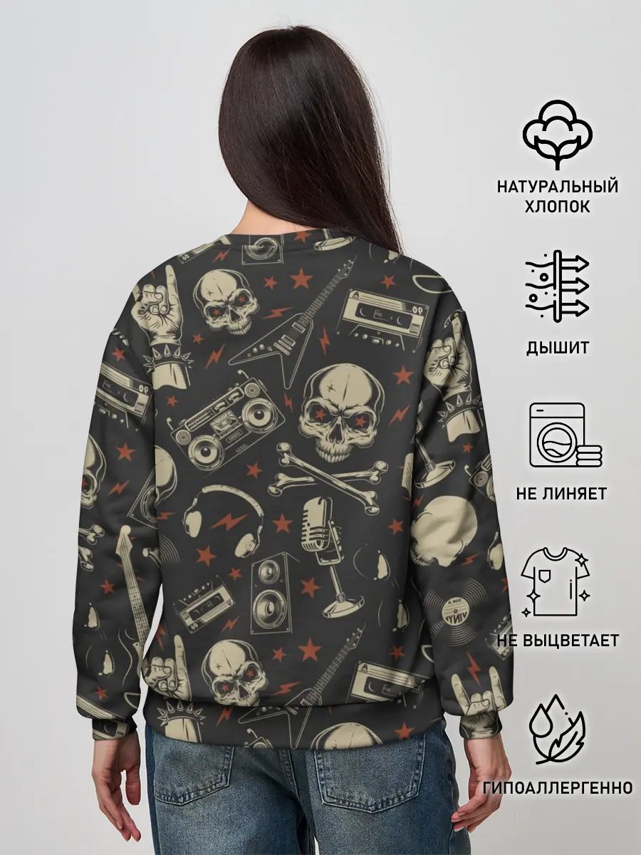 Женский свитшот / Рок-музыка