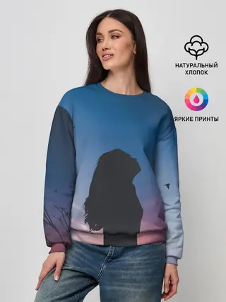 Женский свитшот / Девушка