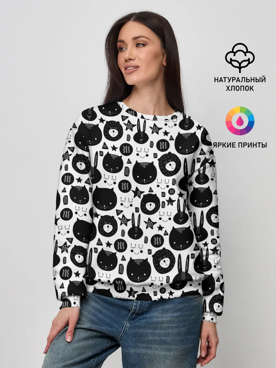 Женский свитшот / Мультяшки