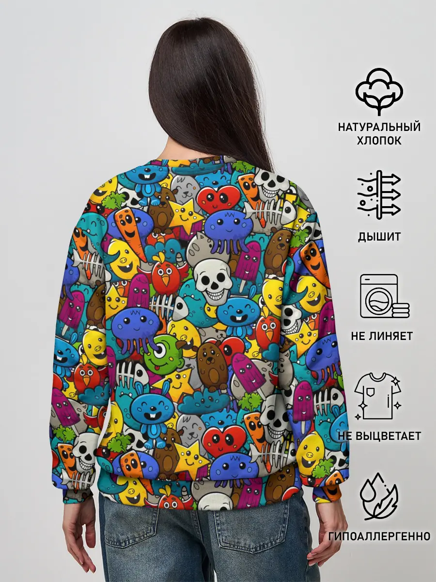 Женский свитшот / Граффити