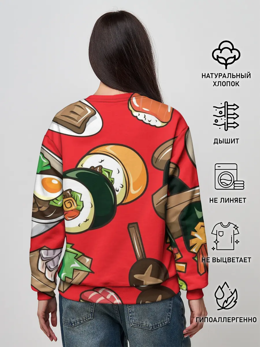 Женский свитшот / Еда