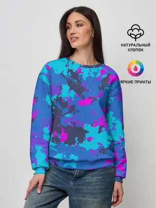 Женский свитшот / Неоновые краски
