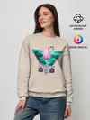 Женский свитшот / Фламинго