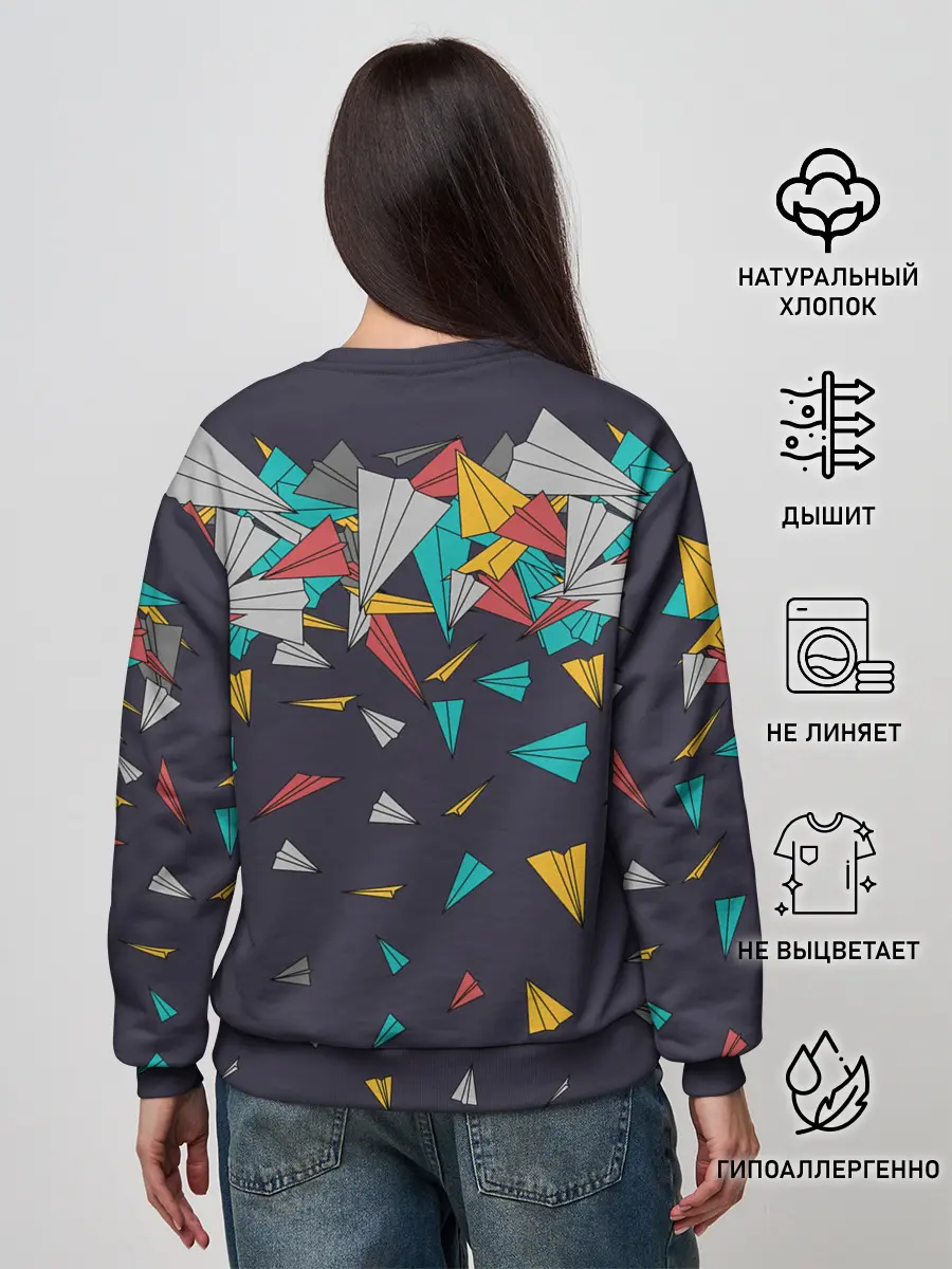 Женский свитшот / Самолётики