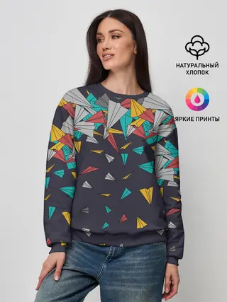 Женский свитшот / Самолётики