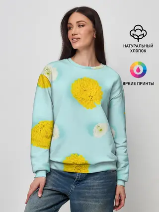 Женский свитшот / Одуванчики / Dandelions